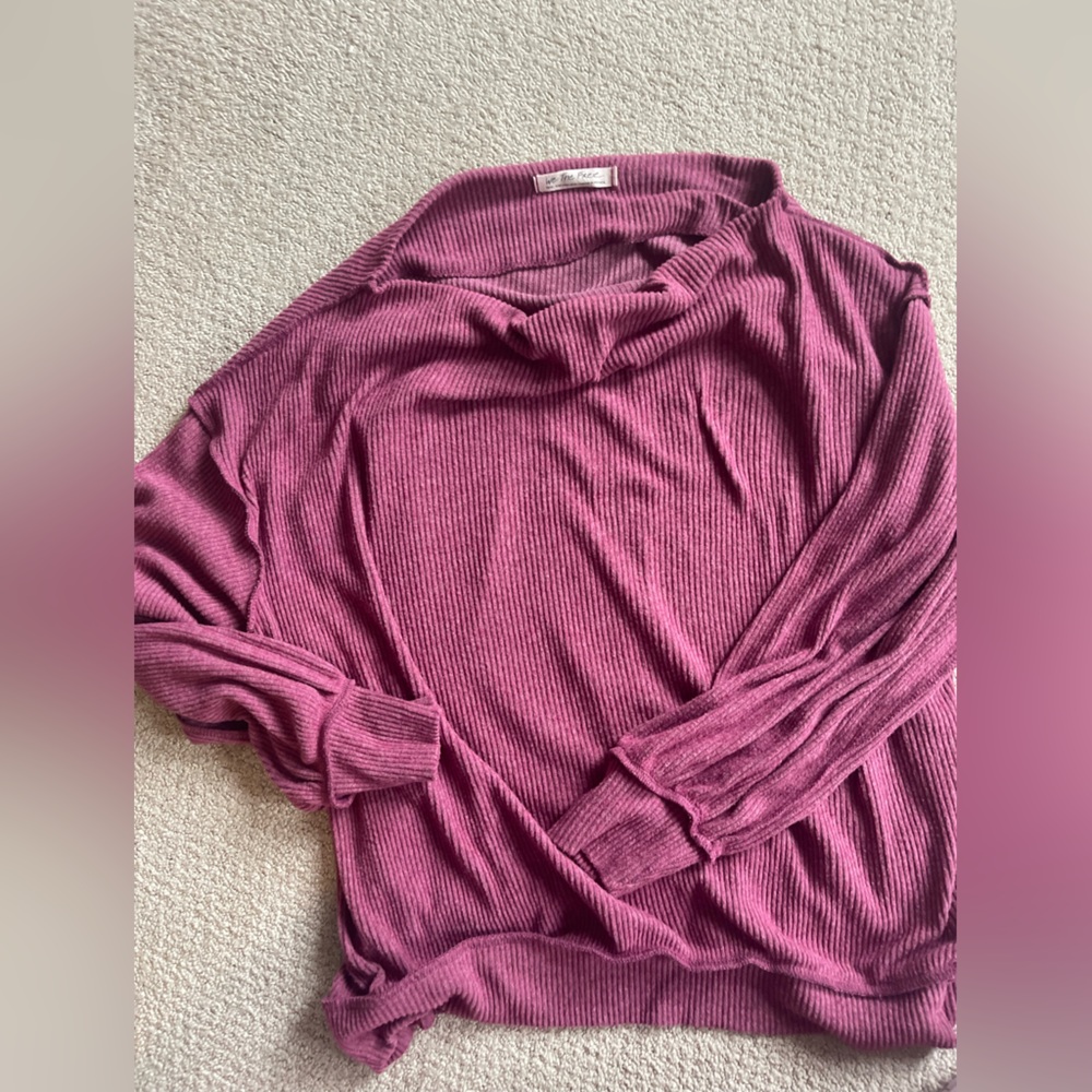 Magenta slouchy sweater